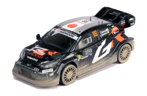TOYOTA GR YARIS Rally1 #18 T.Katsuka - A.Johnston Rallye Monte-Carlo 2025 (with dirty effect)
