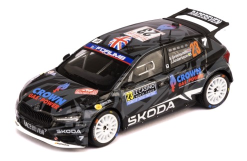 ŠKODA FABIA RS Rally2 #23 G.Greensmith - J.Andersson Rallye Monte-Carlo 2025