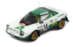 LANCIA STRATOS HF #14 S.Munari - M.Mannucci Winner Rallye Monte-Carlo 1975 with Figurines