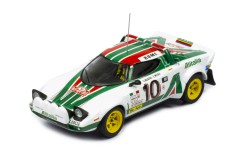 Lancia Stratos HF #10 S. Munari-S. Maiga Winner Rallye Monte Carlo 1976 with Figurines