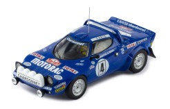 LANCIA STRATOS HF #4 B.Darniche-A.Mahe Winner Rallye Monte-Carlo 1979 with Figurines 