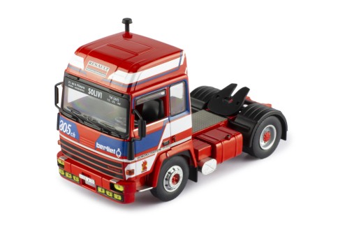 BERLIET TR 350 1978 Red with stripes 