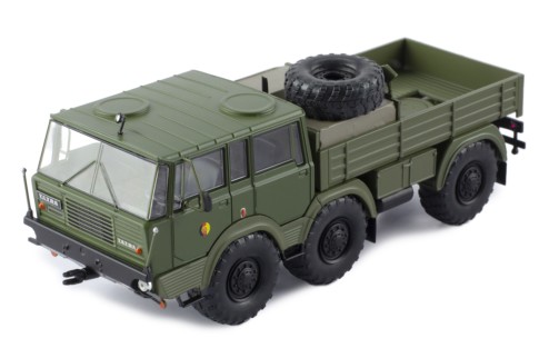 TATRA - 813 NVA 6x6 Truck Cassonato Double Cabine 3-Assi 1968 Military Green