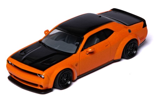 DODGE Challenger SRT Hellcat - 2019 Go Mango Orange and Black