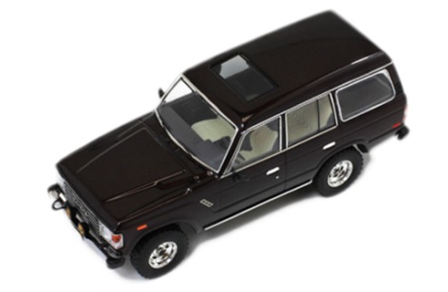 TOYOTA Land Cruiser (Scale 1/43) - Metallic Dark Brown - 1982