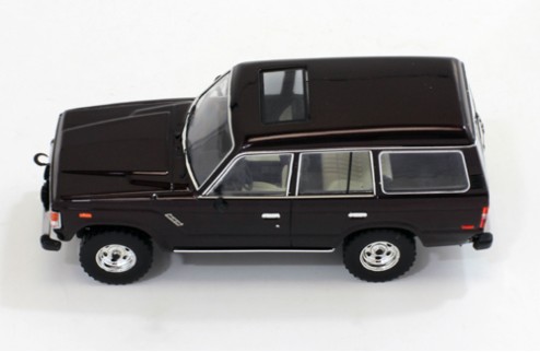 TOYOTA Land Cruiser (Scale 1/43) - Metallic Dark Brown - 1982