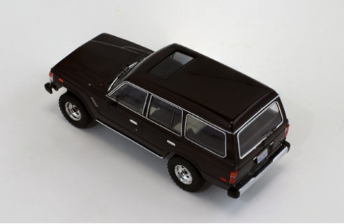 TOYOTA Land Cruiser (Scale 1/43) - Metallic Dark Brown - 1982