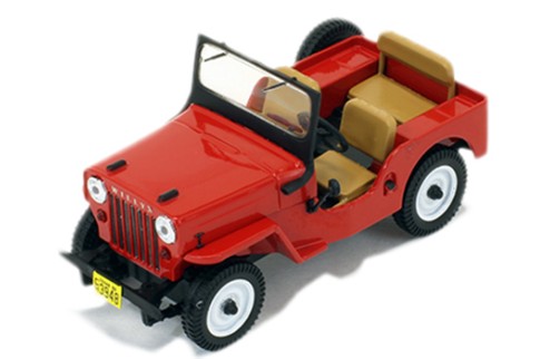 Willys Jeep CJ3B - Red - 1953