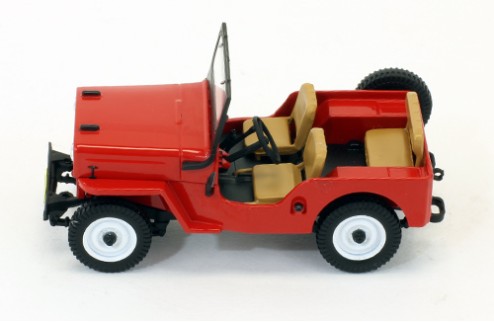 Willys Jeep CJ3B - Red - 1953