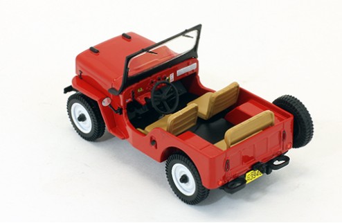 Willys Jeep CJ3B - Red - 1953